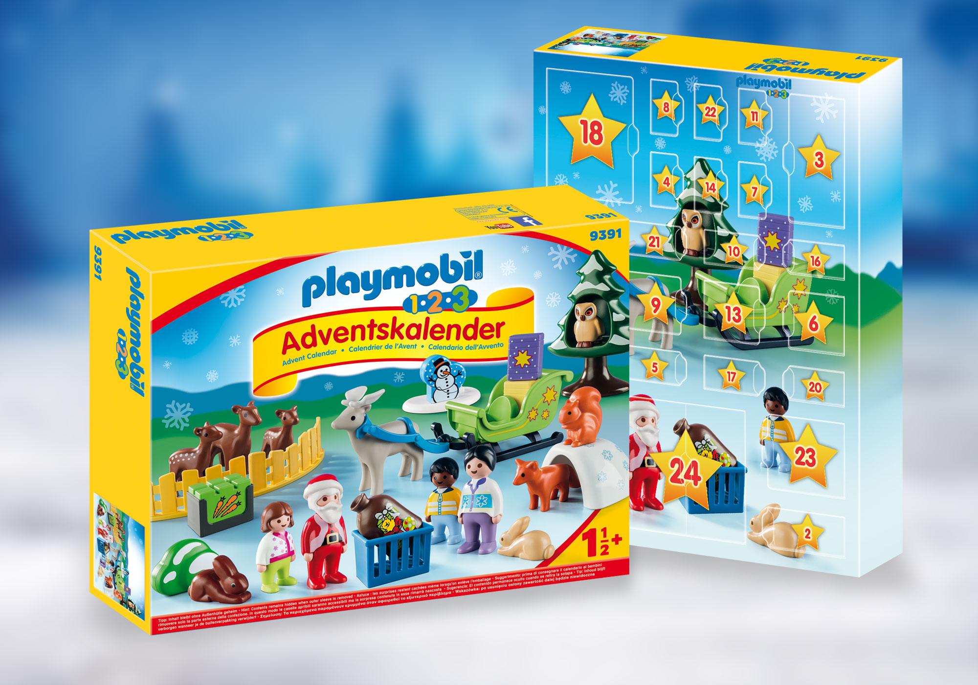 Playmobil calendarios de adviento 9391 Calendario de Adviento JUNIOR Navidad en el Bosque de los Animales 9391 2019 El Mundo Click