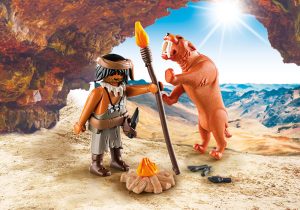 Playmobil Neandertal con tigre dientes de sable - 9442 2018 - El Mundo Click