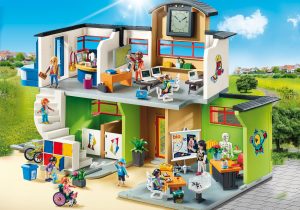 Playmobil Colegios Playmobil: todas las referencias (aulas, profes y alumnos) 8 Playmobil Escuela grande con instalaciones