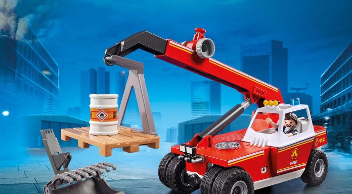 Playmobil Cargador telescópico del departamento de bomberos – 9465 2018 – El Mundo Click 9465