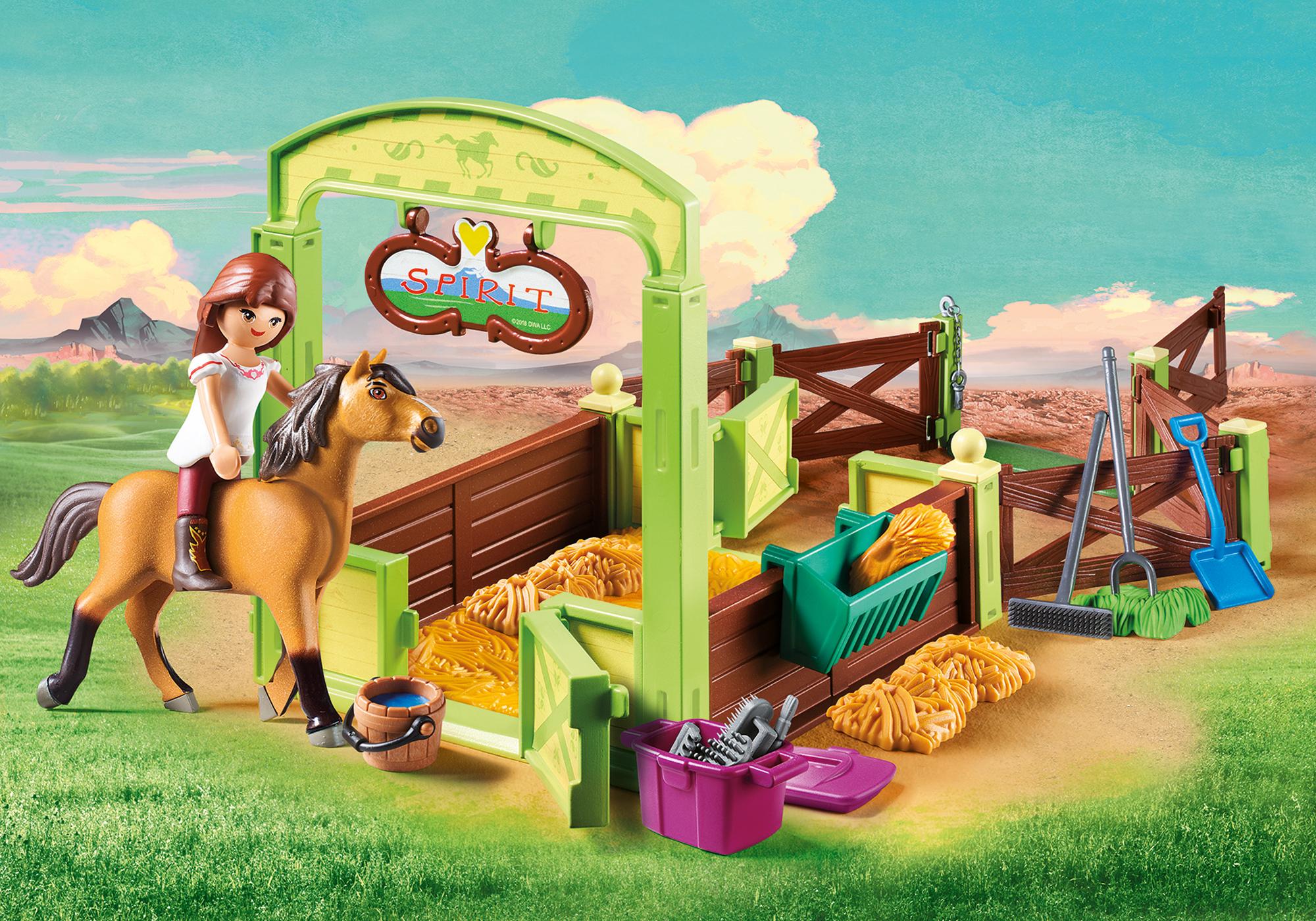 Playmobil camiones 9478 Camión para caballos Lucky Spirit 9478 2018 El Mundo Click