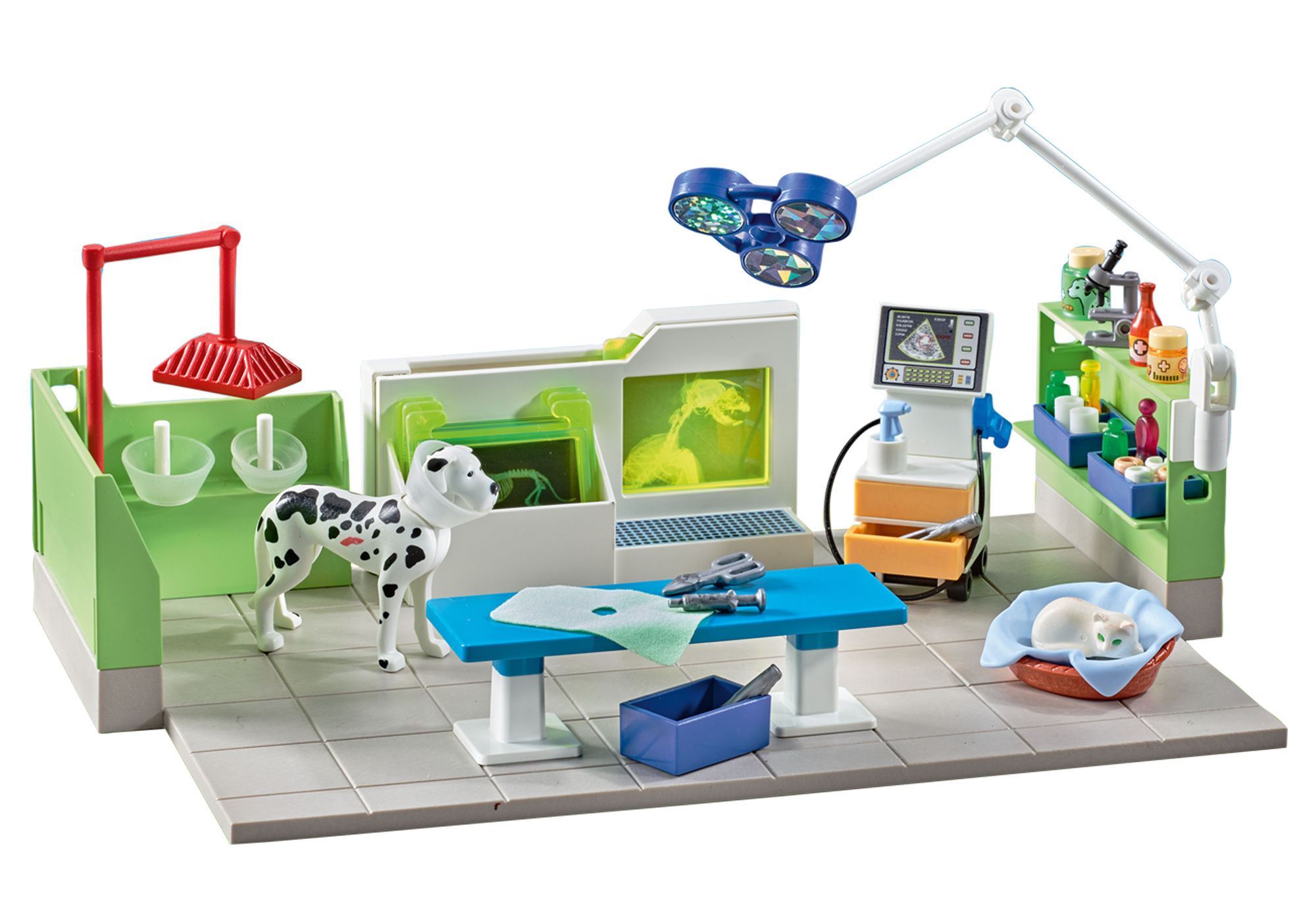 Playmobil hospital 9816 Clínica veterinaria con máquina de rayos X 9816 2018 El Mundo Click