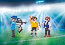 Playmobil Equipo de televisión durante la entrevista – 9825 2018 – El Mundo Click 9825