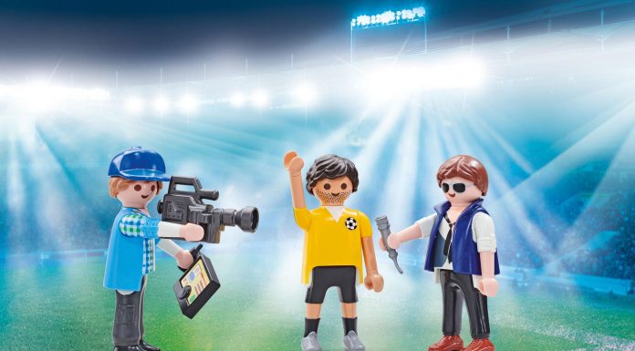 Playmobil Equipo de televisión durante la entrevista – 9825 2018 – El Mundo Click 9825