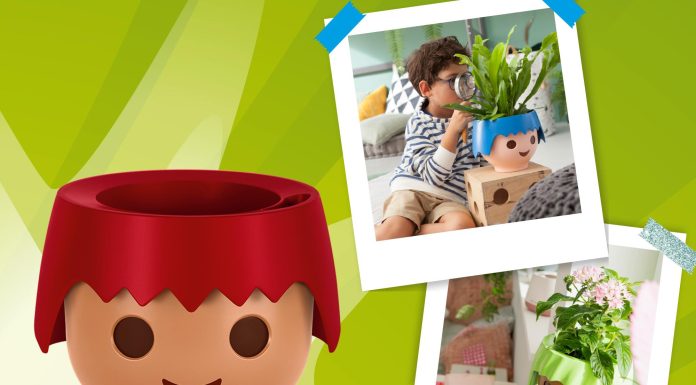 Playmobil 19046 OJO flower pot fire red playmobil Playmobil 19046