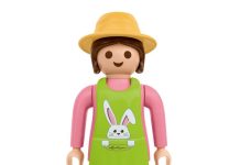 playmobil 19065v1 xxl lechuza gardener woman easter edition