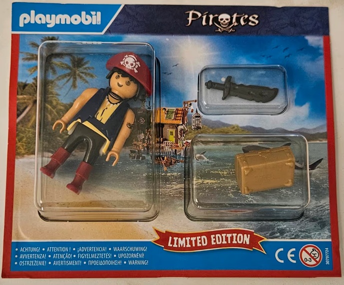Playmobil piratas 30797 Pirata con Sable y Tesoro Novedades 2025 El Mundo Click