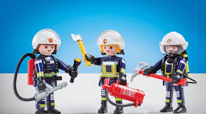 Playmobil 6586 3 Bomberos Brigada B playmobil Playmobil 6586