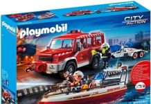 Playmobil 70054 Feuerwehrfahrzeug mit Löschboot playmobil Playmobil 70054
