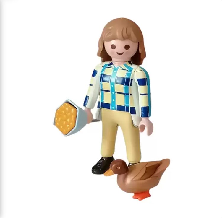 playmobil 70149v12 lady with flowers and duck playmobil 70149v12 lady with flowers and duck