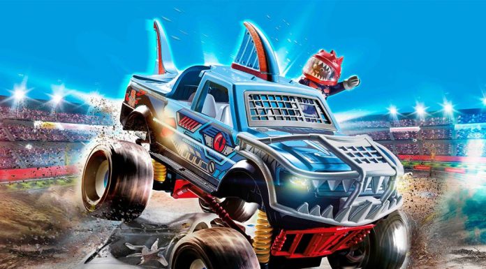 playmobil 70550 stunt show shark monster truck