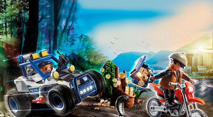 playmobil 70570 police off road car with jewel thief