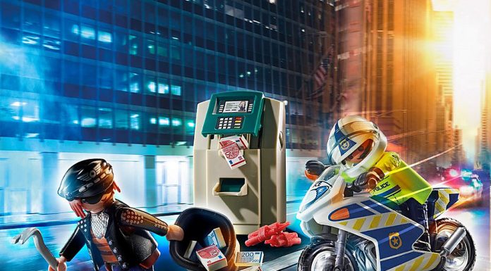 playmobil 70572 bank robber chase