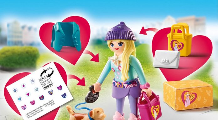 playmobil 70595 fashionista with dog