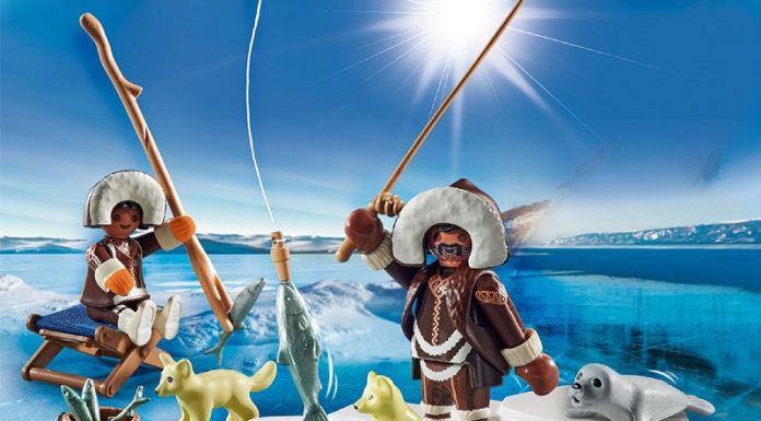 playmobil 70606 gift set inuit ice fishing