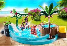 playmobil 70611 children s pool with slide