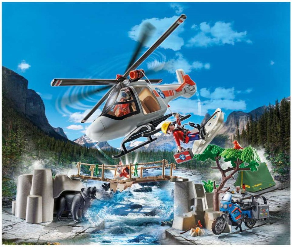 playmobil 70663 canyon copter rescue playmobil 70663 canyon copter rescue