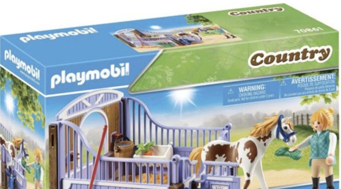 Playmobil 70861 Horse box with Pinto – Novedad 2021 playmobil 70861 horse box with pinto