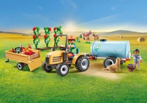 Playmobil Tractores Playmobil: todas las referencias (con remolque, pala y aperos) 5 Playmobil 71442 Tractor con remolque - Novedades 2024