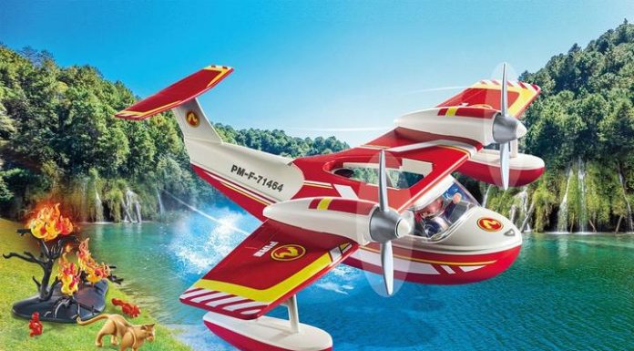 Playmobil 71463 Avión de bomberos – Novedades 2024 playmobil 71463 firefighting plane with extinguishing function
