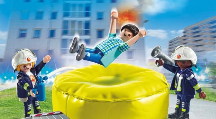 Playmobil 71465 Bombero almohada de aire – Novedades 2024 playmobil 71465 firefighter with air pillow