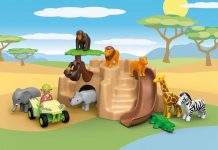 playmobil 71594 1 2 3 soigneur avec animaux de la savane