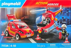 Playmobil Coches y Camiones de Bomberos Playmobil: todas las referencias 26 Playmobil Bomberos con Helicóptero Novedades