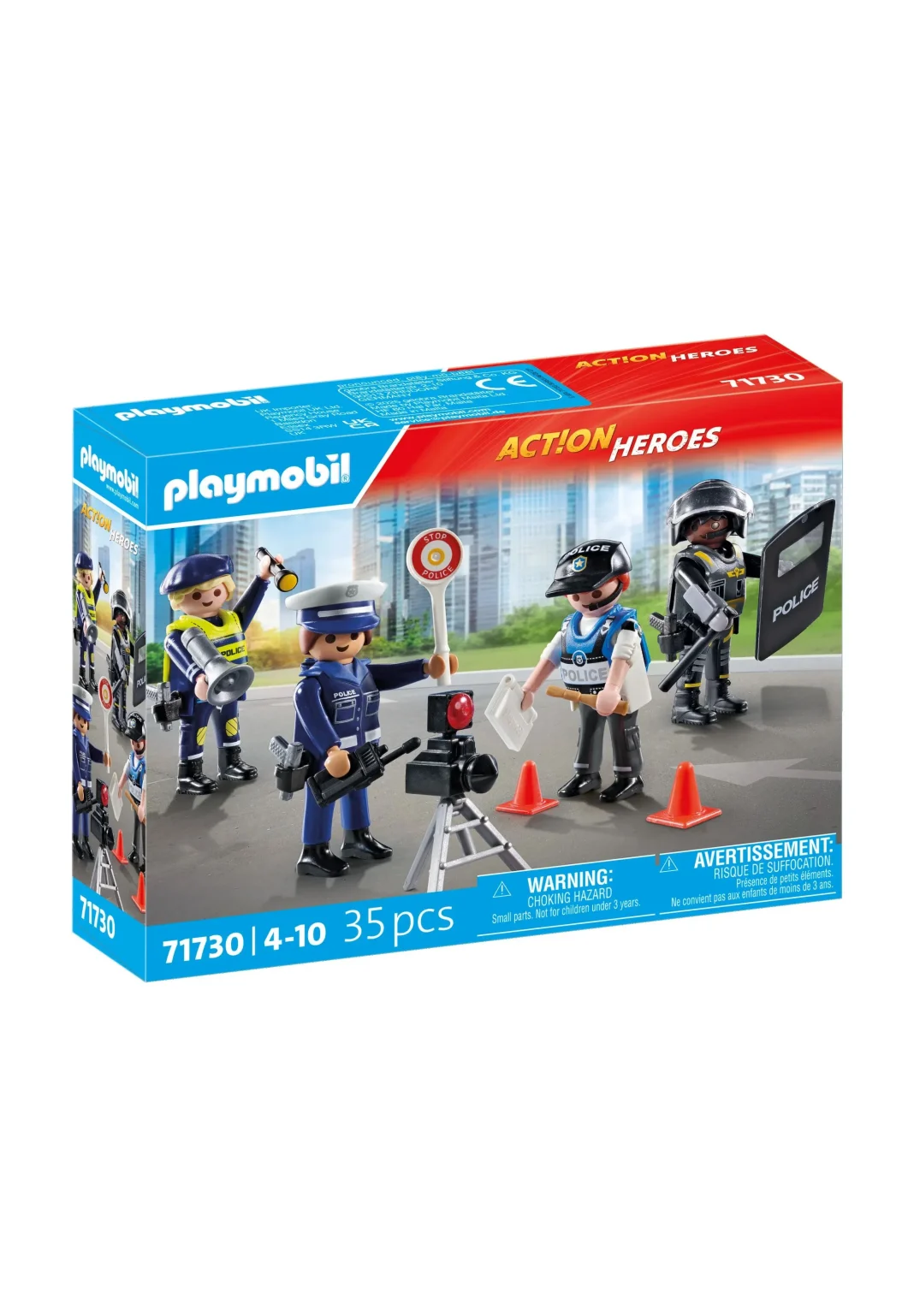 playmobil 71730 police profession set