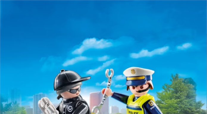 playmobil 71804 police officer and bandit