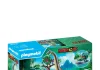 playmobil 71819 archaeologists in a hovercraft with brachiosaurus