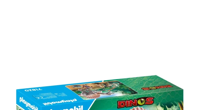 playmobil 71820 archaeologist in a buggy with the spinosaurus