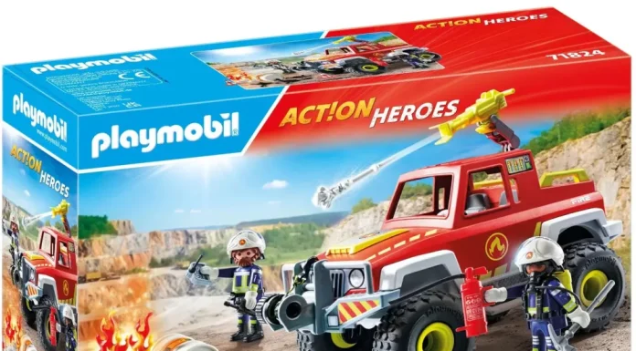 playmobil 71824 firefighters and 4x4