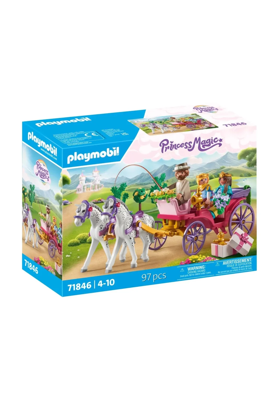 playmobil 71846 carriage with royal couple and coachman playmobil 71846 carriage with royal couple and coachman