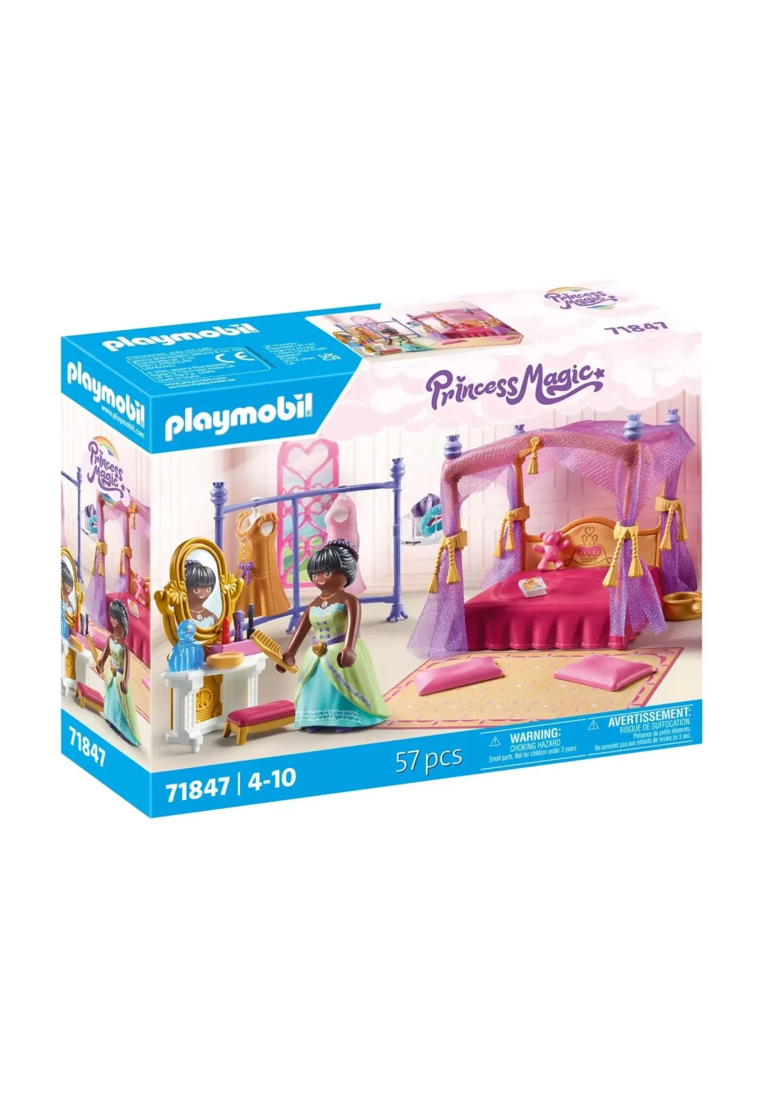 playmobil 71847 princess s room with canopy bed