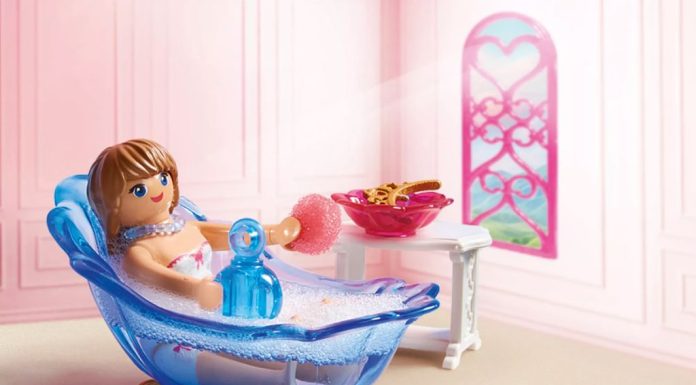 playmobil 71850 royal bathroom with princess
