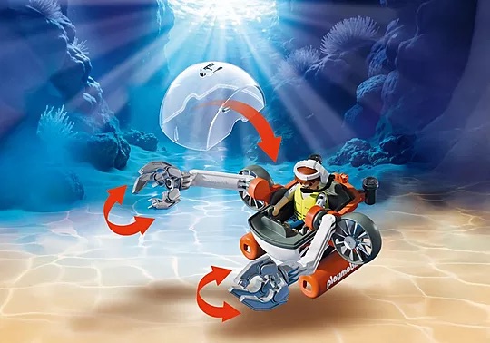 playmobil 71860 treasure hunt with submarine
