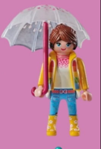 Playmobil Baloncesto Playmobil: todas las referencias (NBA y canastas) 23 Playmobil 72028v4 Mujer con paraguas Novedades