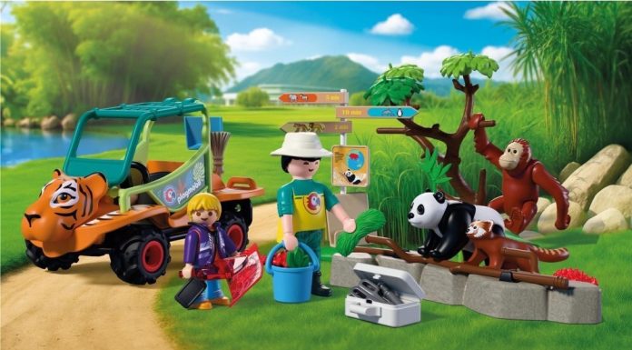playmobil 72072 animal keeper vehicle