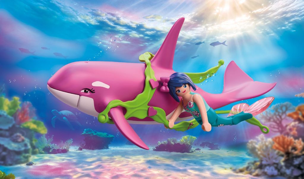 Playmobil sirenas 72106 72106 Orca con sirena Novedades 2026 El Mundo Click