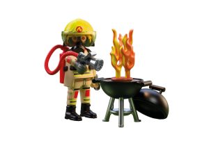 Playmobil 72149 Bombero Parrilla Ardiente - Novedades 2026 - El Mundo Click