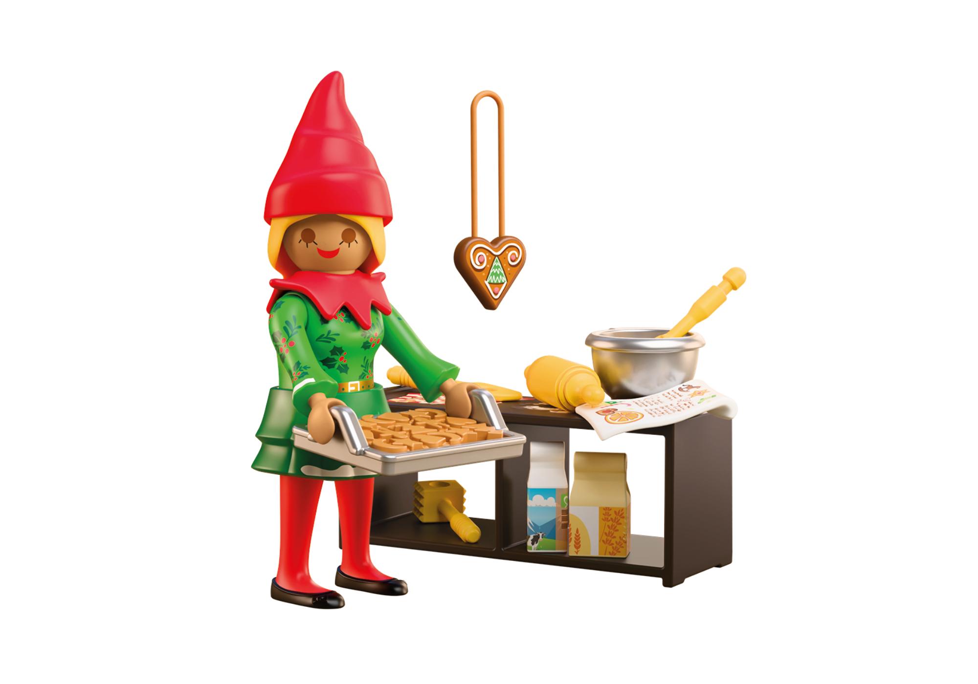 Playmobil Papá Noel 72152 72152 Duende Navideño Y Galletas Novedades 2026 El Mundo Click