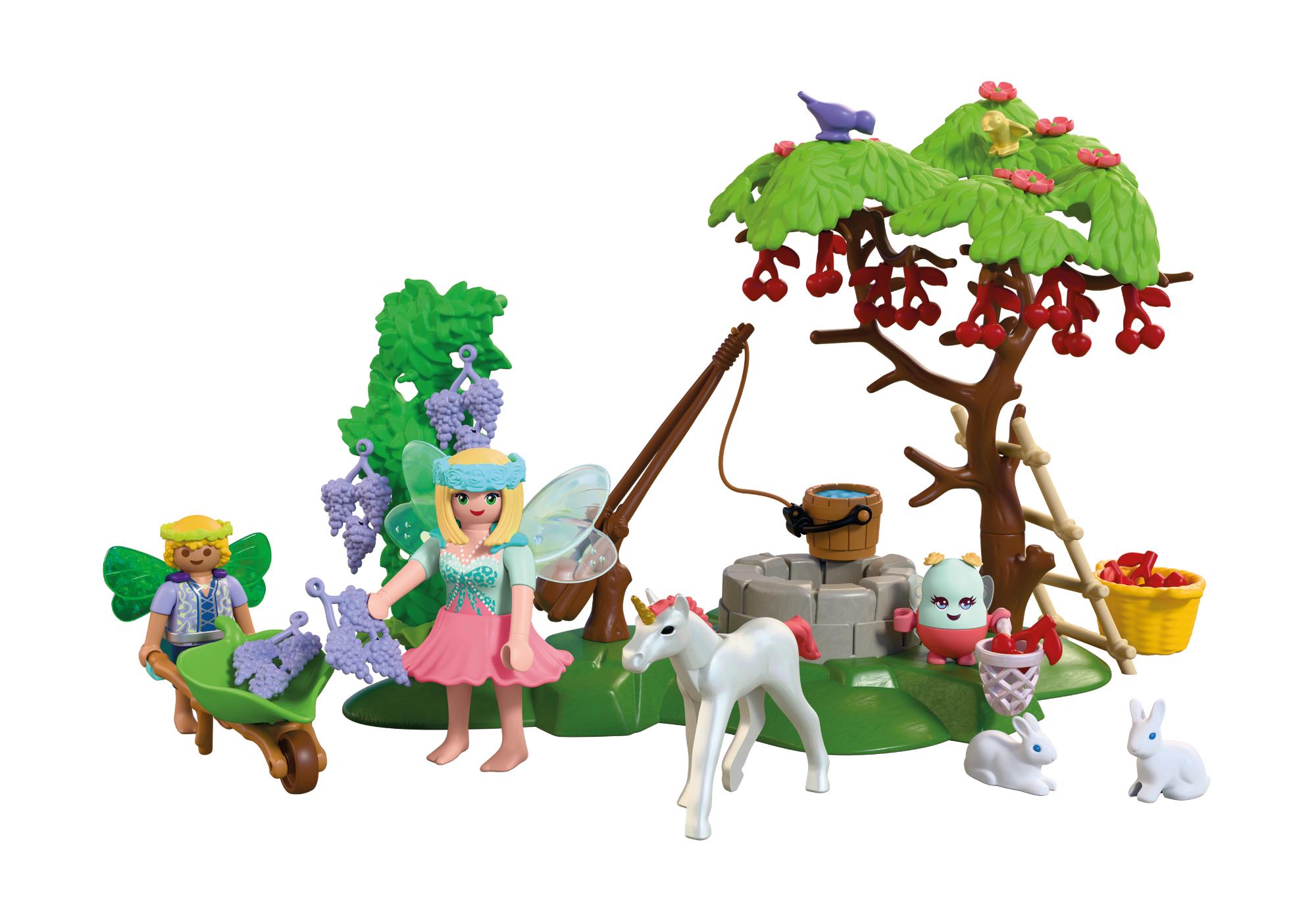 Playmobil magia 72215 72215 Hadas Jardín con Cría de Unicornio Novedades 2026 El Mundo Click