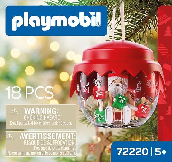 Playmobil Papá Noel 72220 72220 Adorno Navideño Papá Noel Levantador de Pesas Novedades 2026 El Mundo Click