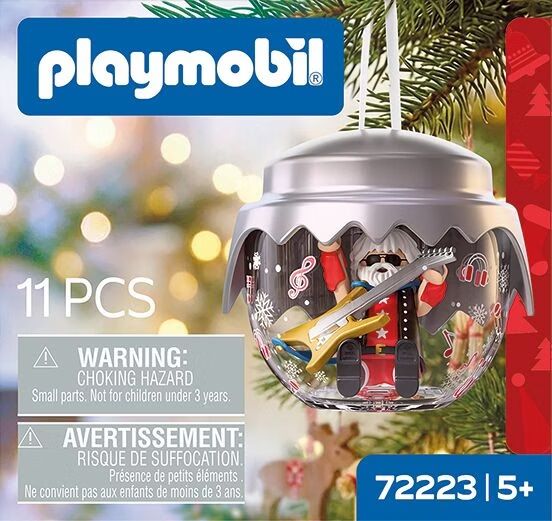 Playmobil Papá Noel 72223 72223 Adorno Navideño Papá Noel Estrella de Rock Novedades 2026 El Mundo Click