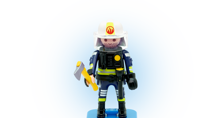 Playmobil 80406 Tonie-Clip + Playmobil figure fireman playmobil Playmobil 80406