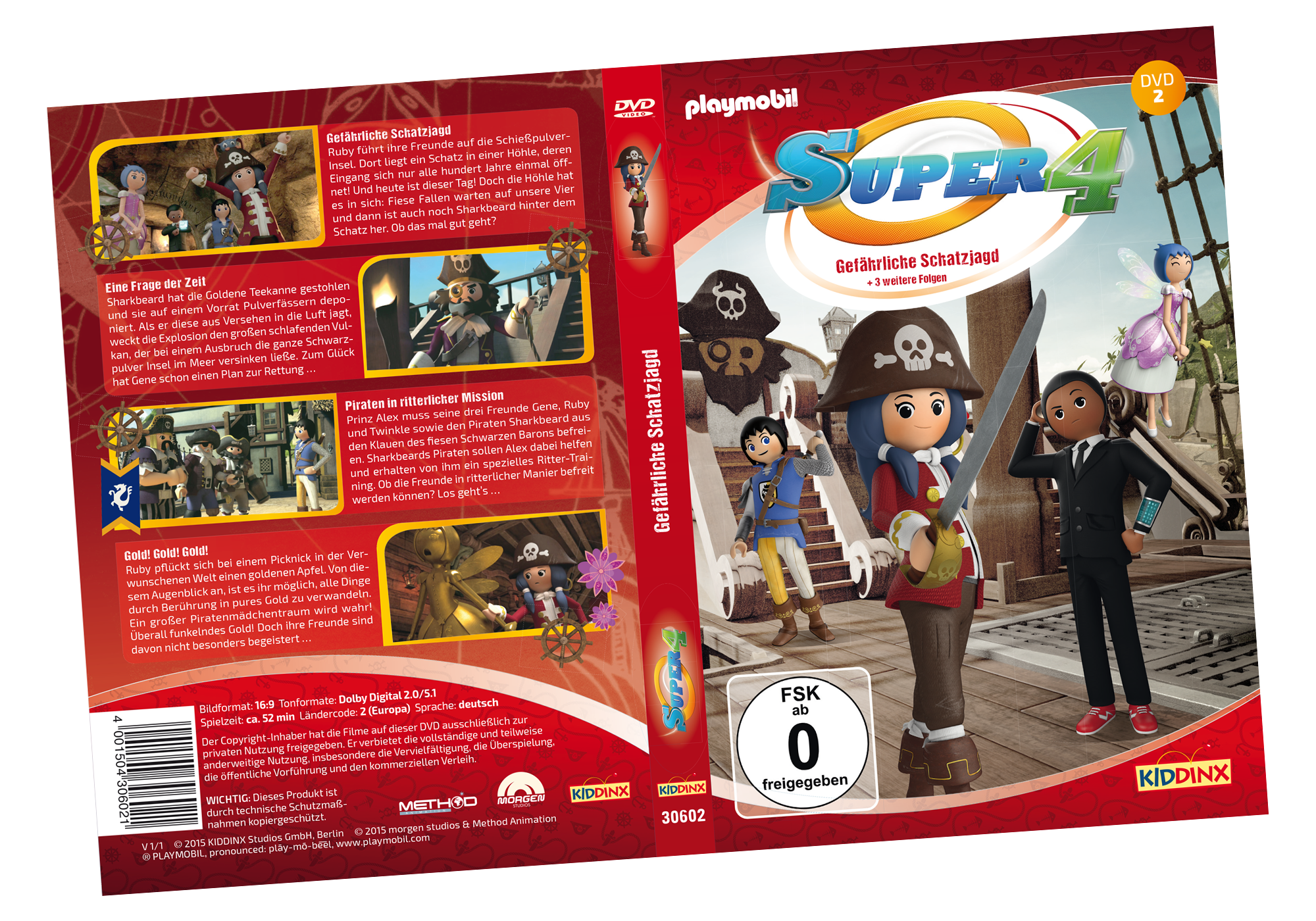 Playmobil 80477 DVD Super4 (n.2): Gefährliche Schatzjagd