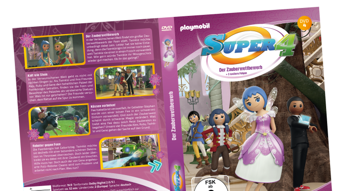 Playmobil 80479 DVD Super4 (n.4): Der Zauberwettbewerb playmobil Playmobil 80479