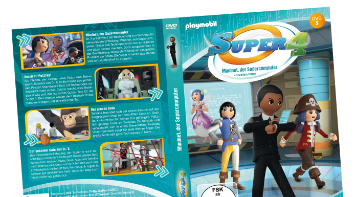 Playmobil 80480 DVD Super4 (n.5): Mindnet,der Supercomputer playmobil Playmobil 80480