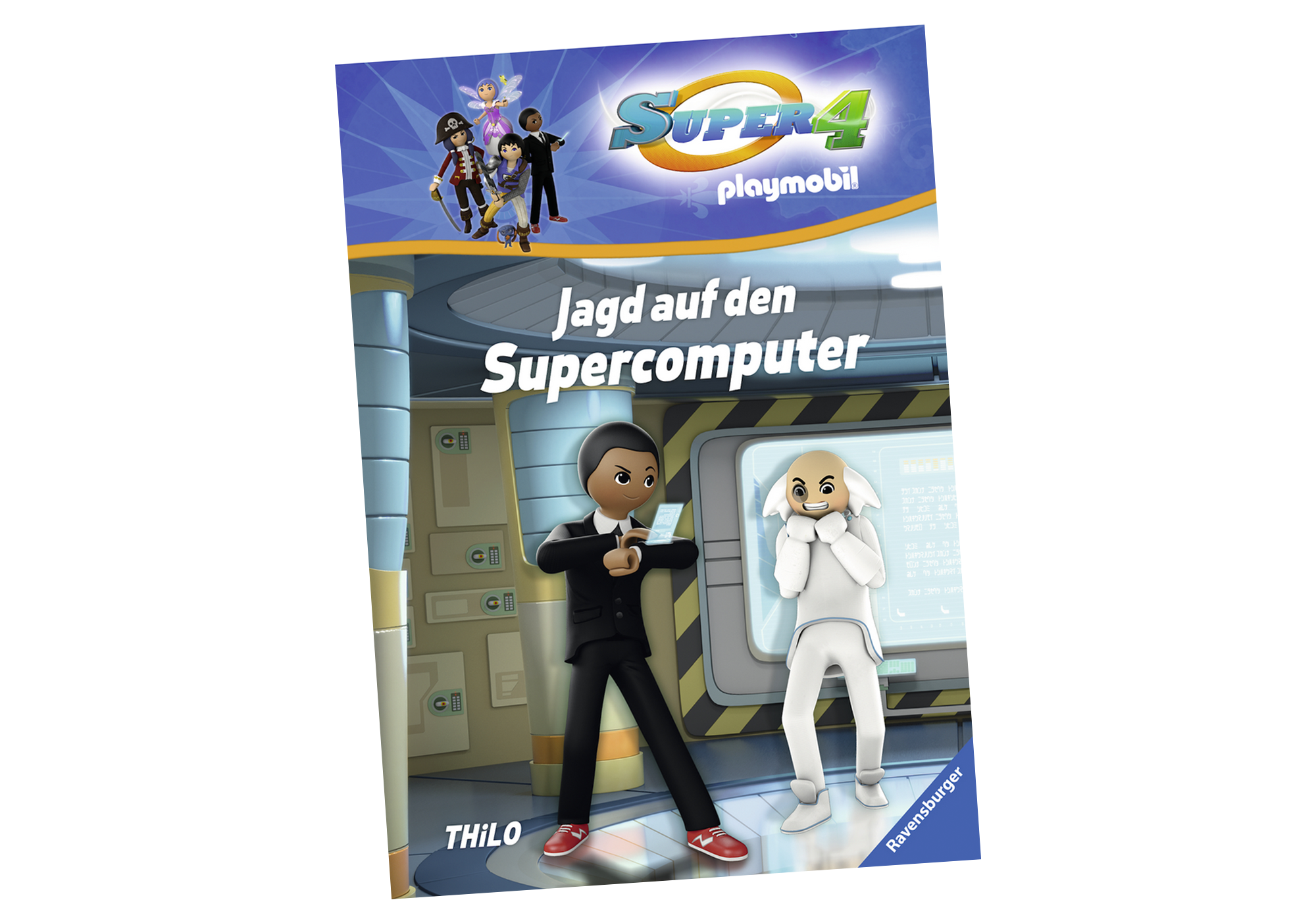 Playmobil 80486 Super 4: Erstleser – Jagd auf den Supercomputer