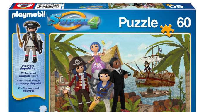 Playmobil 80706 Puzzle Super4 – Gunpowder Island playmobil Playmobil 80706